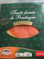 Mängden socker i Truite fumee de Bretagne