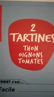 Mängden socker i 2 tartines thon oignons tomates