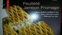 Mängden socker i Feuilleté jambon fromage