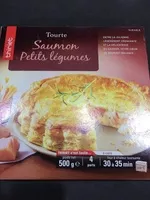 Mängden socker i Tourte Saumon Petits Légumes