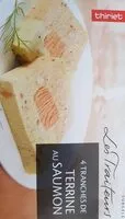 Mängden socker i 4 Tranches de terrine au saumon