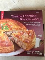 Mängden socker i Tourte Pintade Ris de Veau