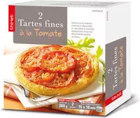 Mängden socker i 2 tartes fines à la tomate