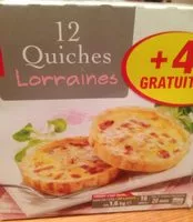 Mängden socker i 16 Quiches Lorraines