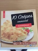 Mängden socker i 10 crêpes emmental