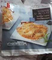 Mängden socker i 4 Coquilles Saint-Jacques* Sauce au Cognac Fine Champagne