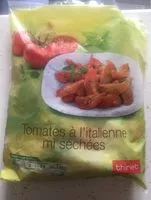 Mängden socker i Tomates à l'italienne Mi Séchées