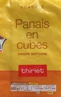 Mängden socker i Panais en cubes