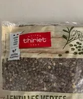 Mängden socker i Lentilles vertes cuites