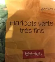 Mängden socker i Haricots vert très fins