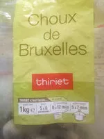 Mängden socker i Choux de Bruxelles
