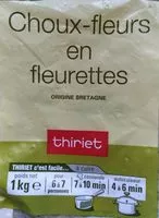 Mängden socker i Choux-fleurs fleurettes