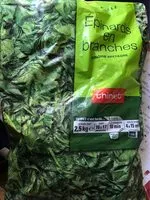 Mängden socker i Epinards en branches