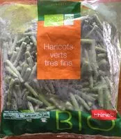 Mängden socker i Haricots verts très fins biologiques