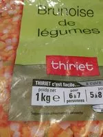 Mängden socker i Brunoise de légumes