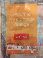 Mängden socker i Légumes pour potage orange