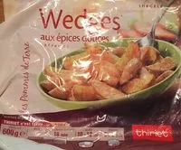 Mängden socker i Wedges aux épices