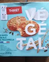 Mängden socker i Panes de blé et mozzarella