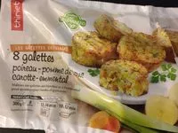 Mängden socker i Gallette de légume