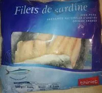 Mängden socker i Filets de sardine