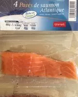 Mängden socker i Pavés de saumon Atlantique avec peau