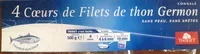 Mängden socker i 4 coeurs de filets de thon Germon