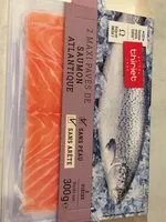 Mängden socker i 2 maxi pavés de saumon atlantique sans peau