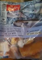 Mängden socker i Trio de poissons pour choucroute de la mer