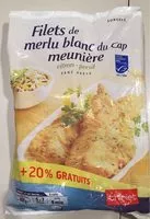 Mängden socker i Filets de Merlu Blanc du Cap Meunière Citron-Persil