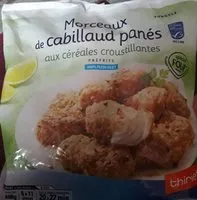 Mängden socker i Morceaux de cabillaud panés aux céréales croustillantes