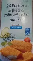 Mängden socker i Filets de colin d'Alaska panés