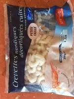 Mängden socker i Crevettes nordiques decortiquees cuites