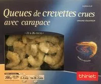 Mängden socker i Queues de Crevettes