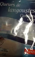 Mängden socker i queues de langoustes Caraïbes crues
