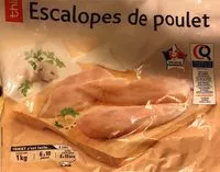 Mängden socker i Escalopes de poulet