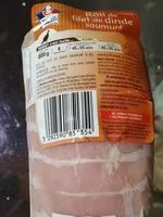 Mängden socker i Rôti de filet de dinde saumuré