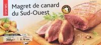 Mängden socker i Magret de canard du Sud-Ouest