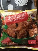 Mängden socker i Manchons de poulet marinés kebab