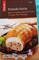 Mängden socker i Pintade farcie