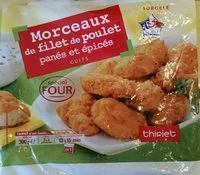 Mängden socker i Morceaux de Filet de Poulet Pané et Épicé