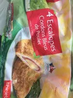 Mängden socker i 4 escalopes cordons bleus de poulet
