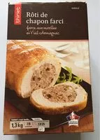 Mängden socker i Rôti de chapon farci