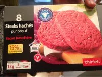 Mängden socker i Steak Haché Pur Boeuf Façon Bouchère