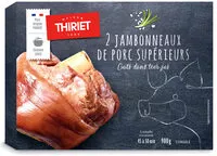 Mängden socker i 2 Jambonneaux de porc supérieurs cuits dans leur jus