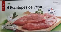 Mängden socker i 4 Escalopes de veau