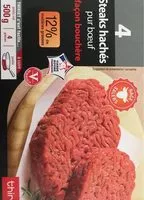 Mängden socker i Steak Haché Salers 12%Mg