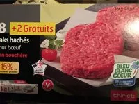 Mängden socker i Steaks Hachés Pur Bœuf Façon Bouchère 15%