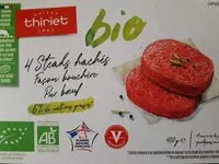 Mängden socker i 4 steaks hachés