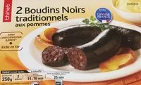 Mängden socker i 2 Boudins Noirs traditionnels aux pommes