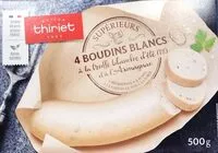 Mängden socker i Boudins blancs à la truffe blanche d’été at à l’Armagnac